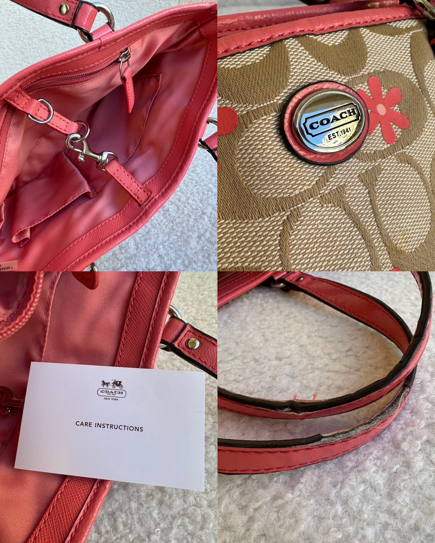 Coach Flower Monogram Bag