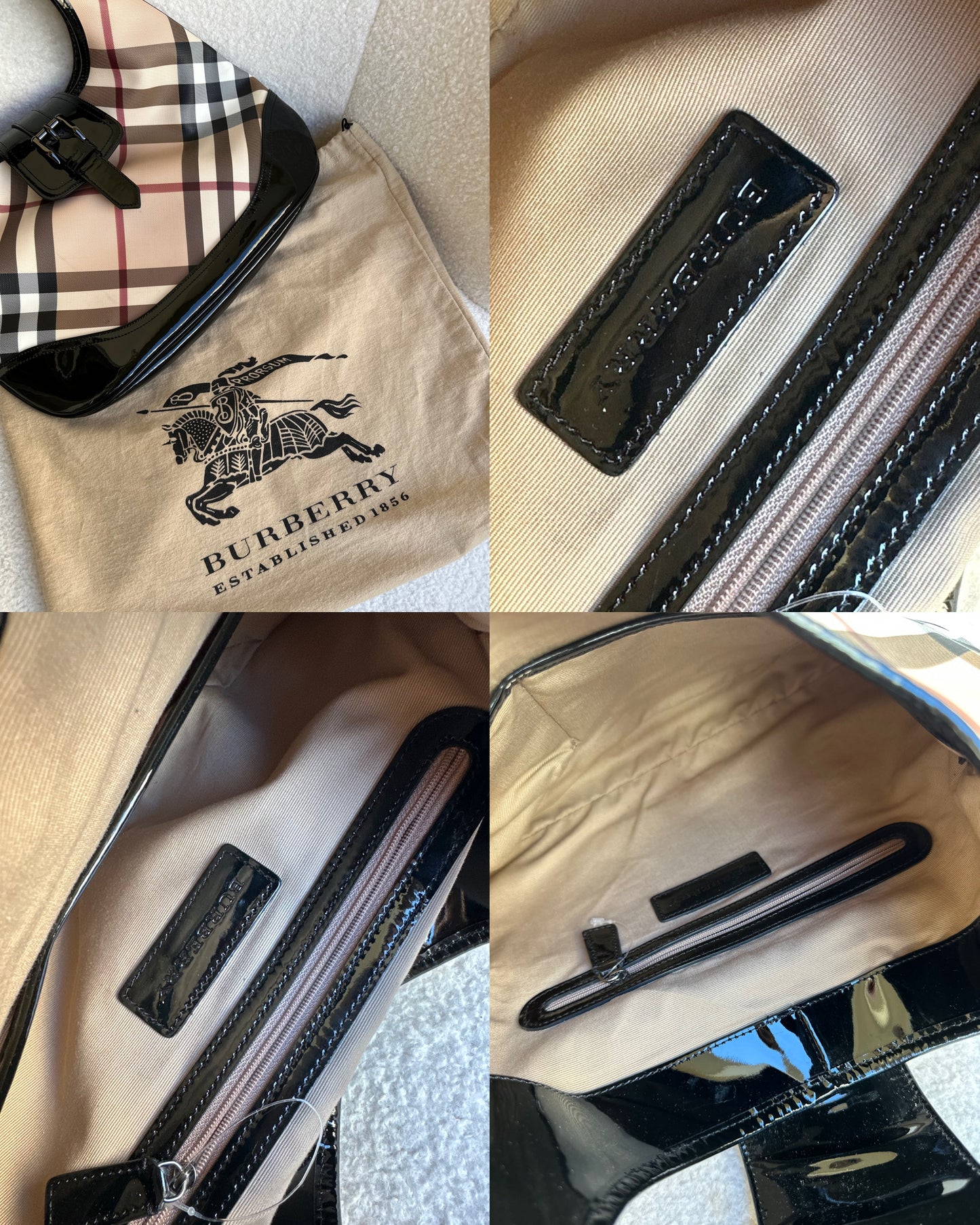 Burberry Nova Check Shoulder Bag