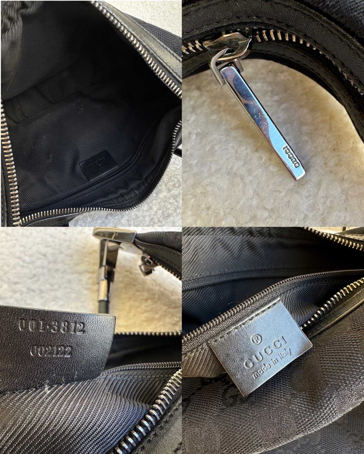 Gucci Monogram Hobo Bag