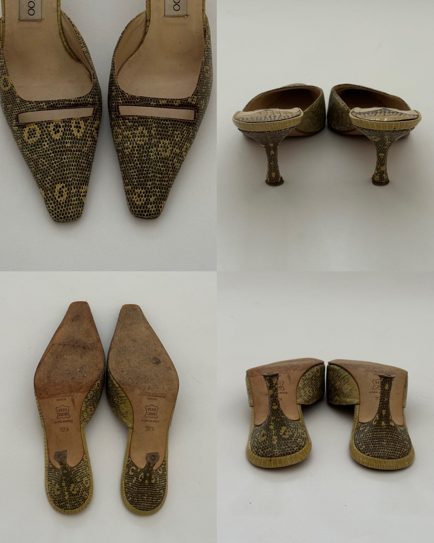 Jimmy Choo Snake Mules (37,5)
