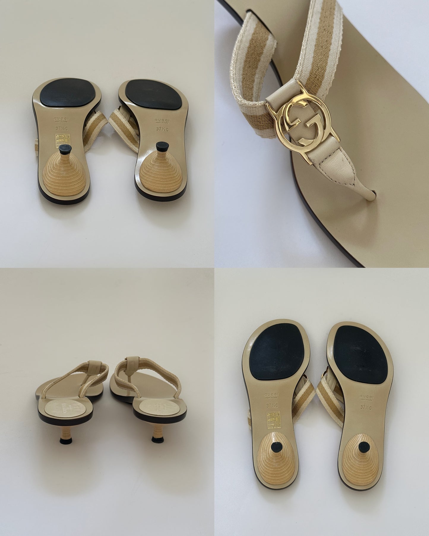 Gucci Thong Kitten Heels (37,5)