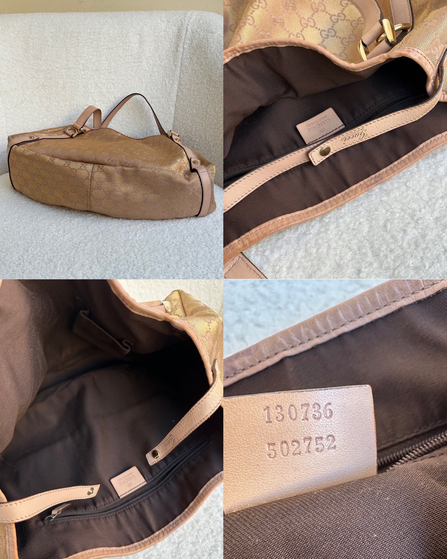 Gucci Abbey Monogram Shoulder Bag