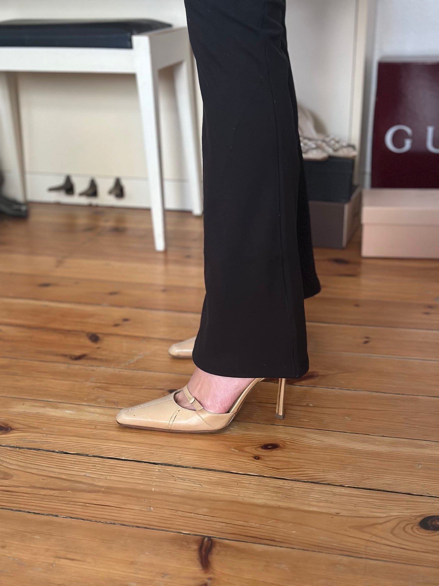 Jimmy Choo Mules Nude (40,5)