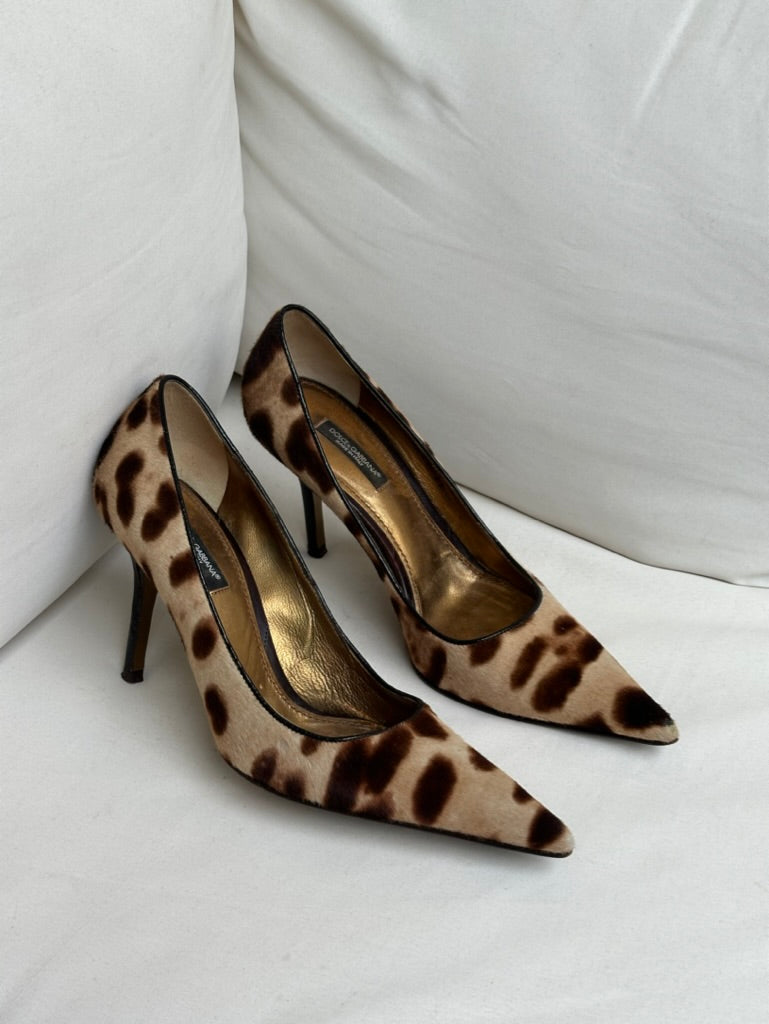 Dolce&Gabbana Fur Heels (37)