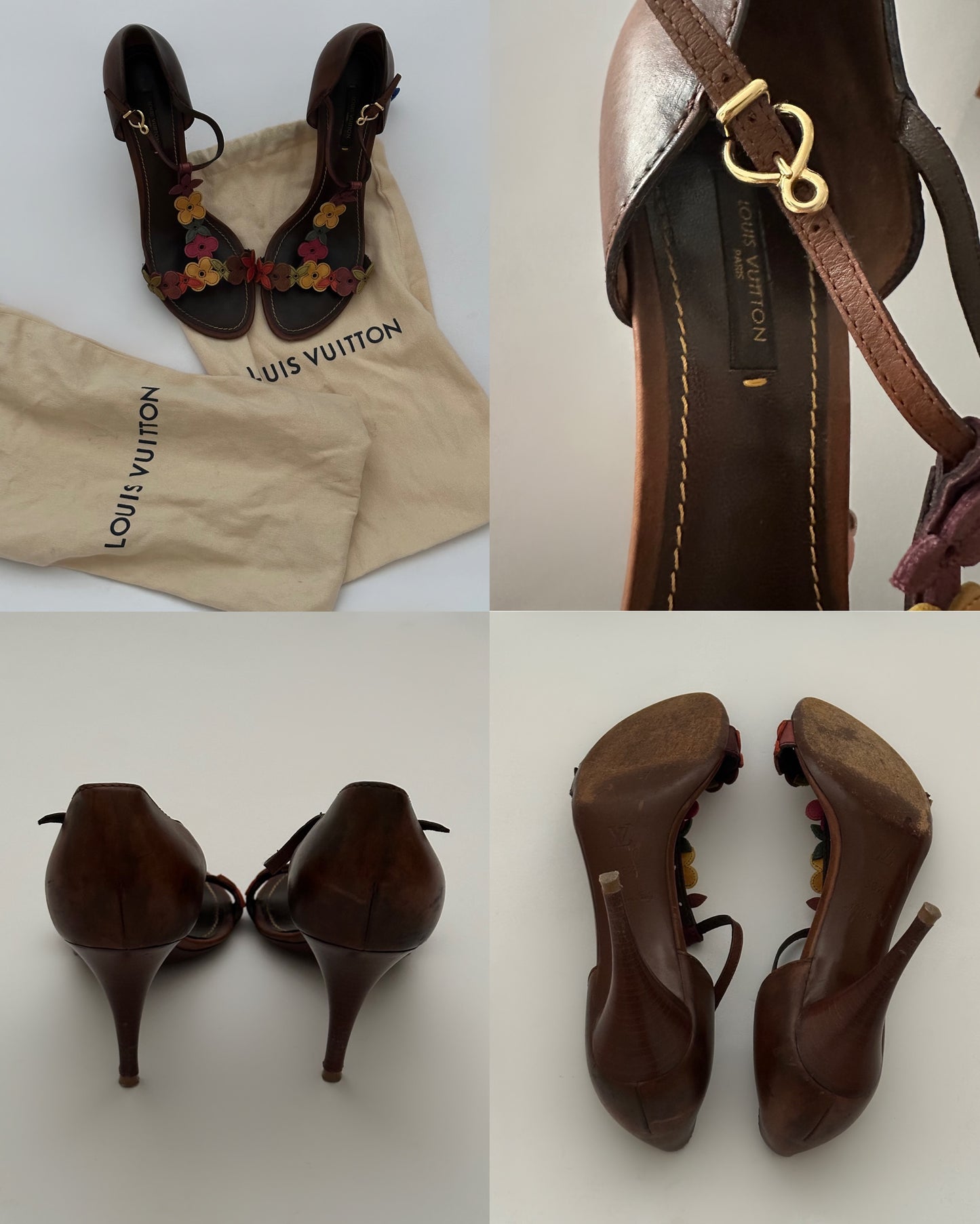 Louis Vuitton Flower Heels (38,5)