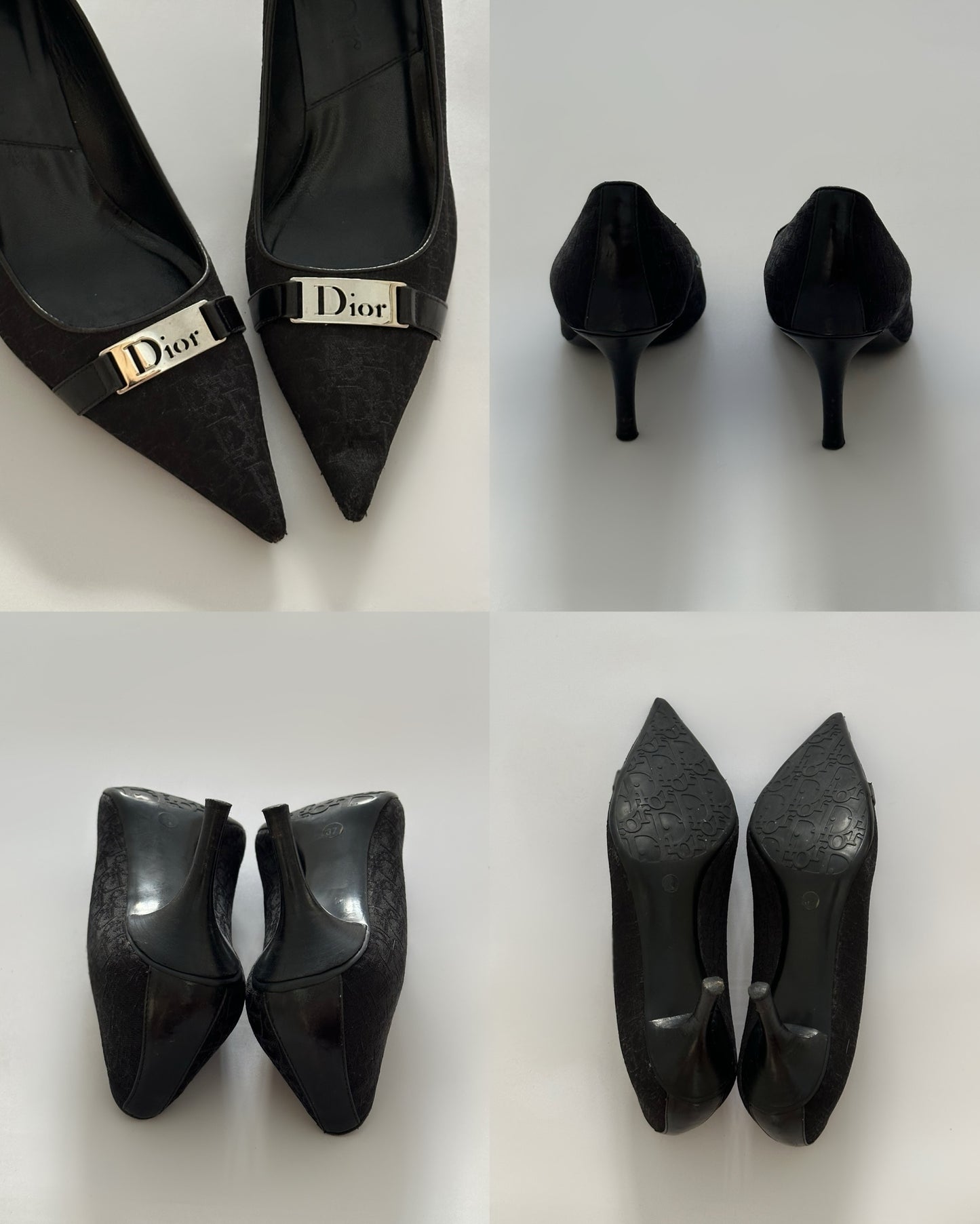 Christian Dior Monogram Pumps (37)