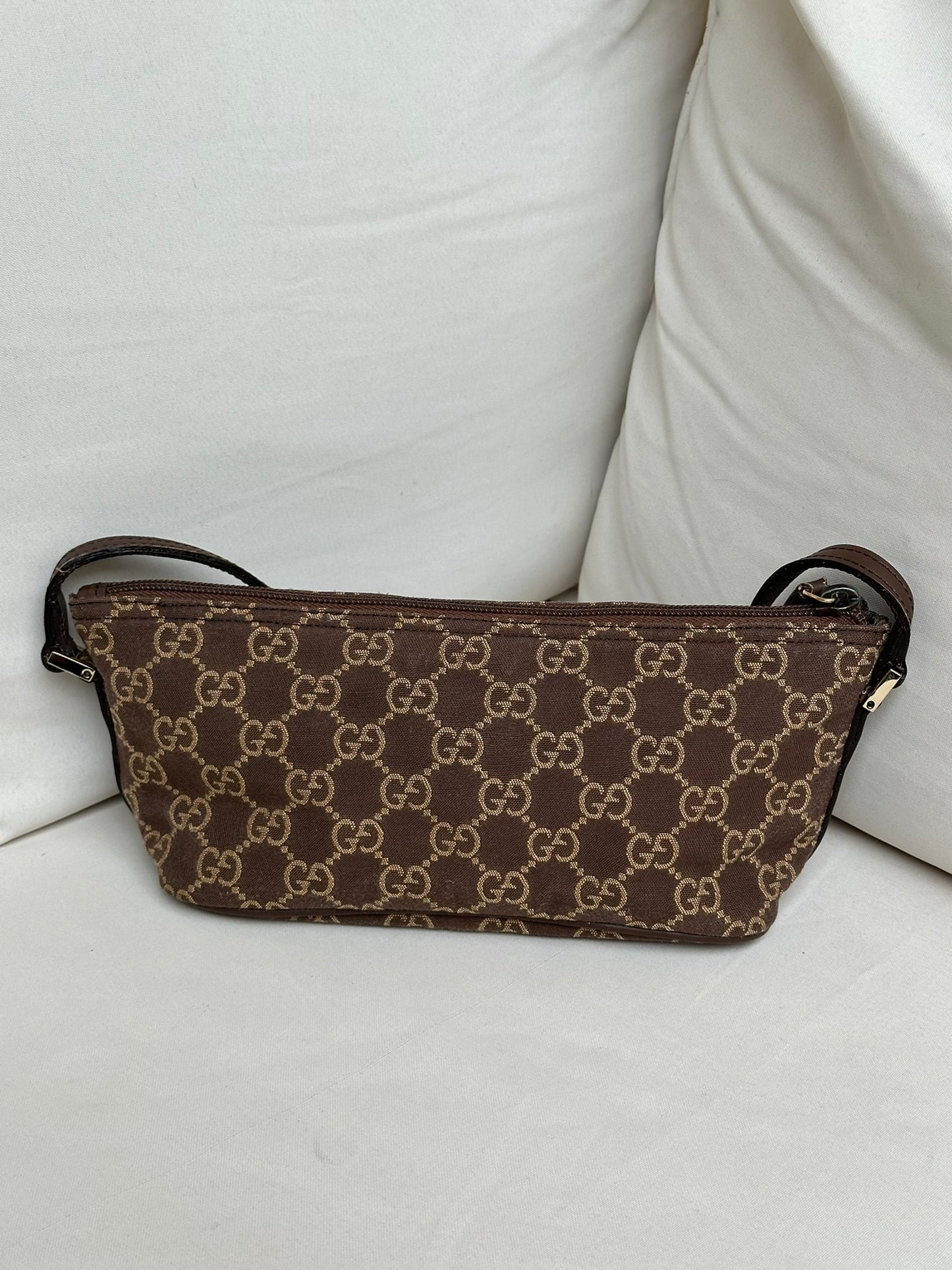 Gucci Boat Pochette Brown