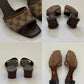 Gucci Monogram Mules (37,5)