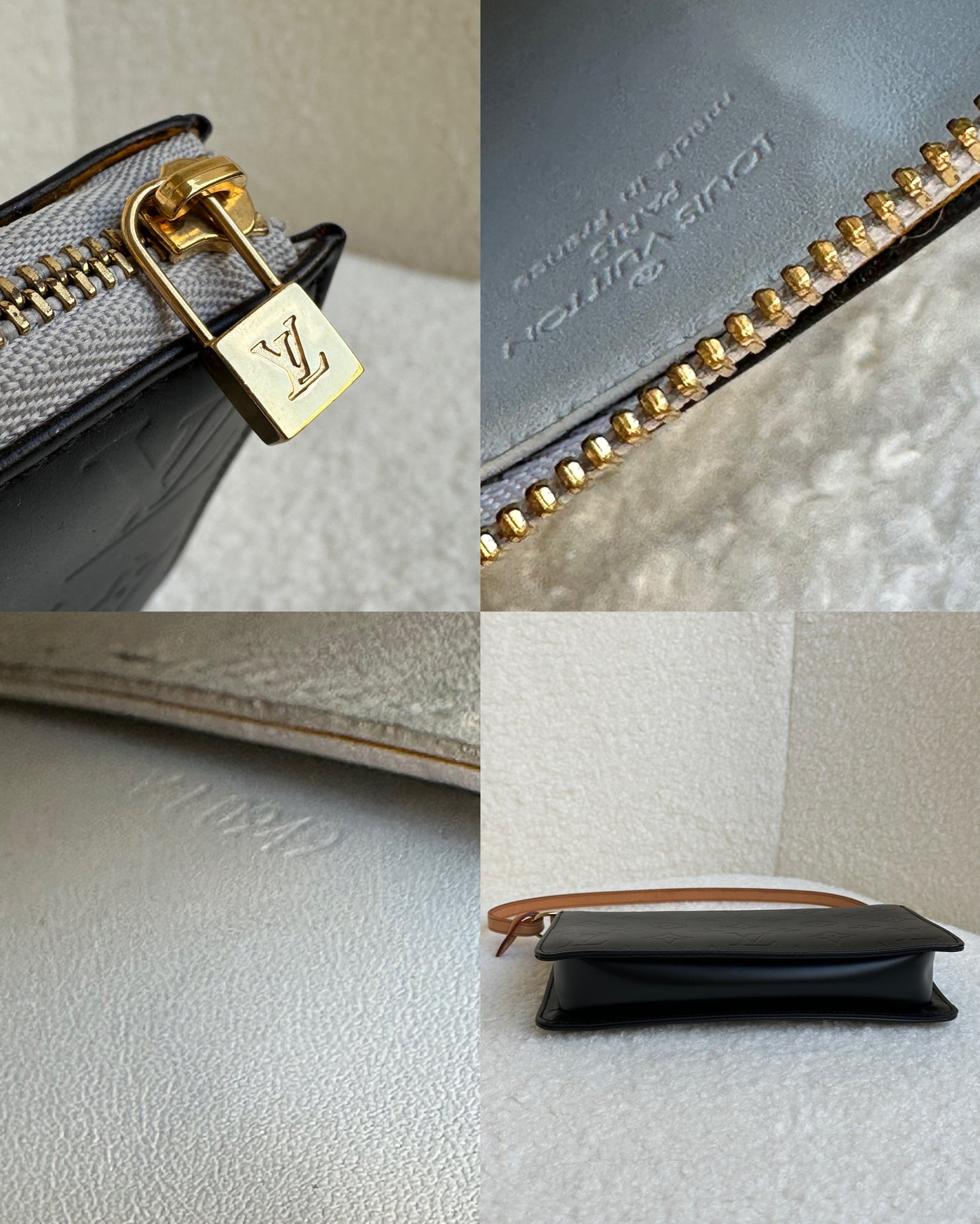 Louis Vuitton Monogram Pochette Black