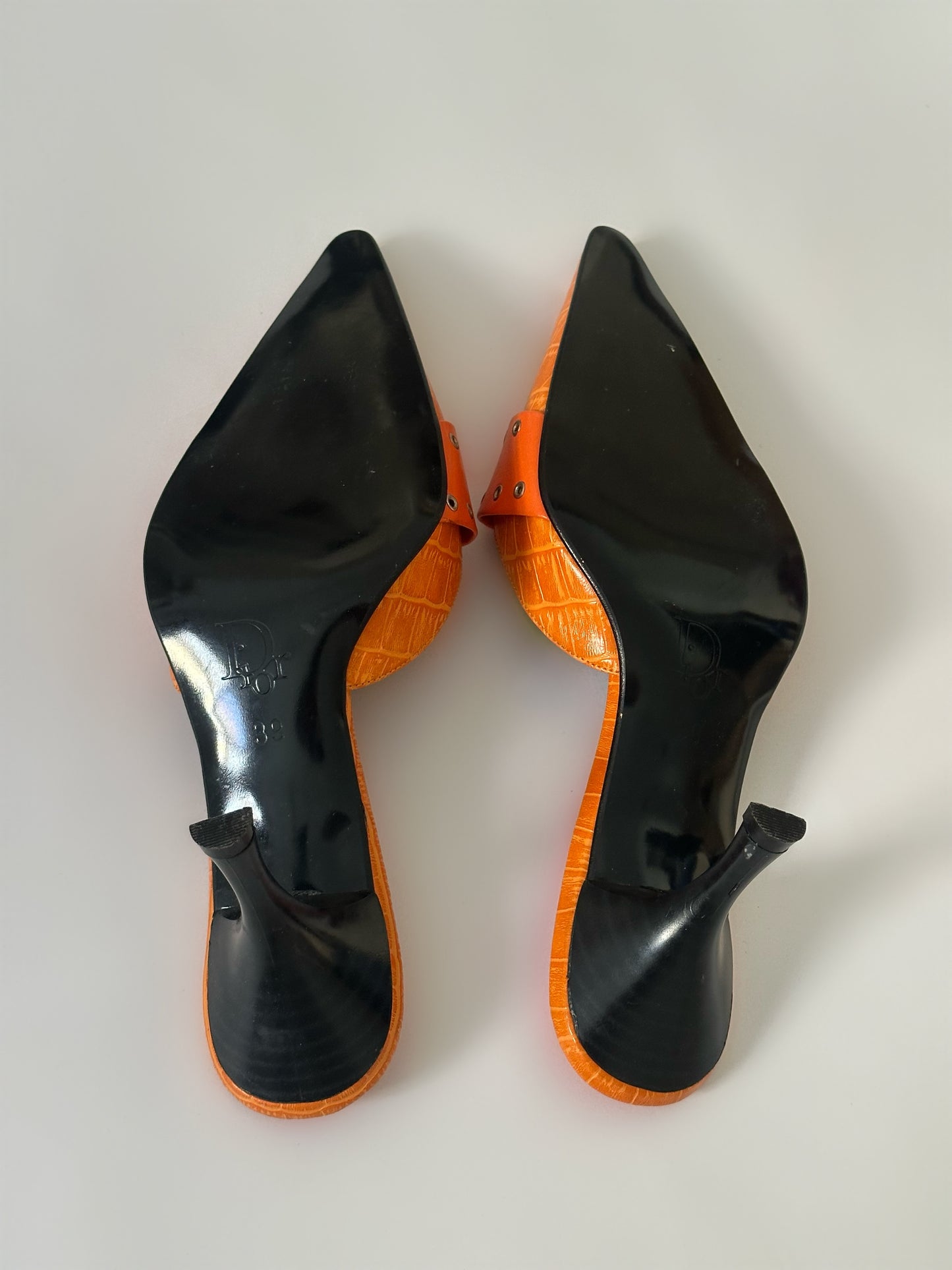 Dior Leather Mules (39)