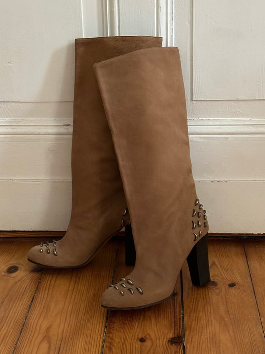 Chloe Leather Boots (38,5)