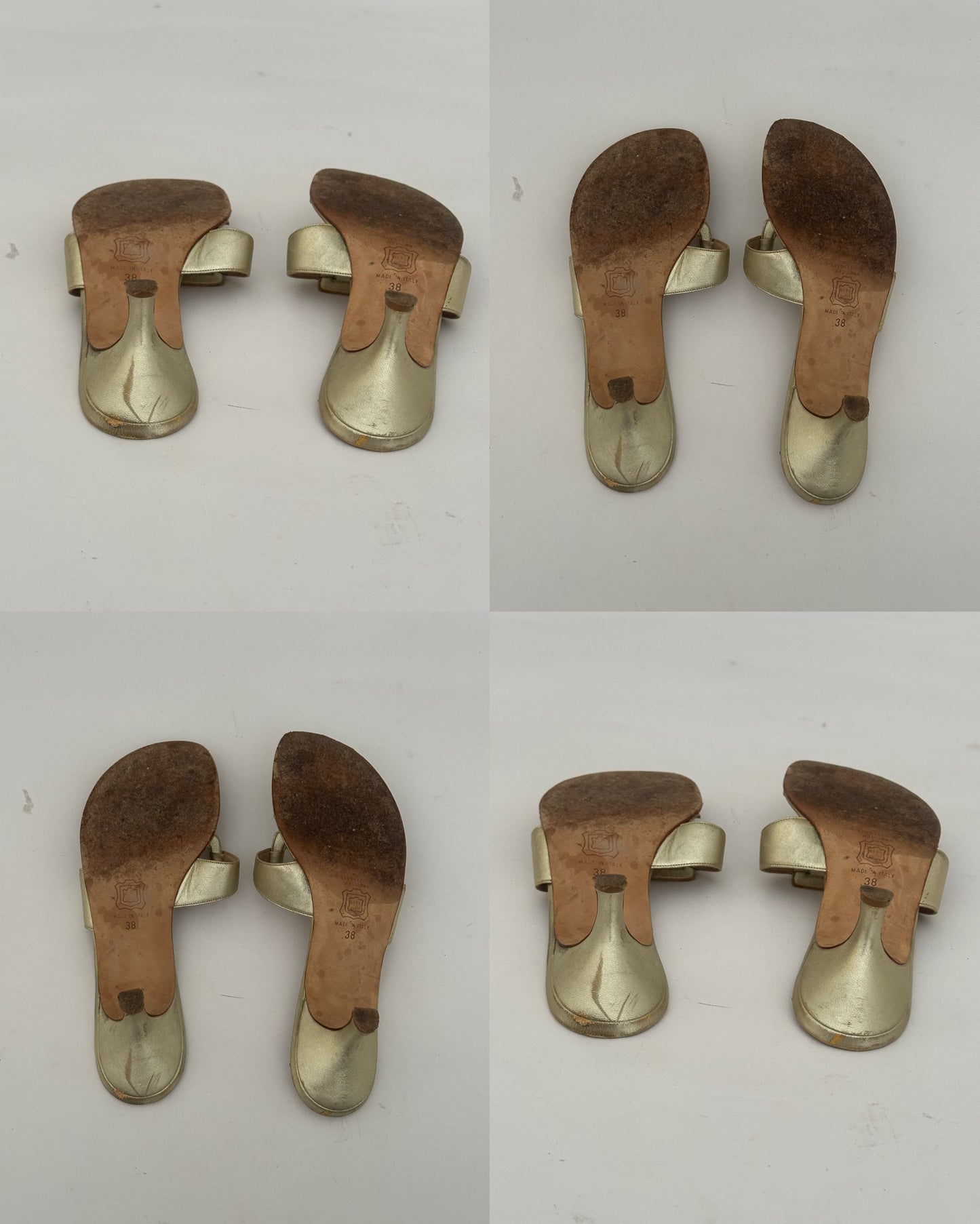 Manolo Blahnik Kitten Thong Heels (38)