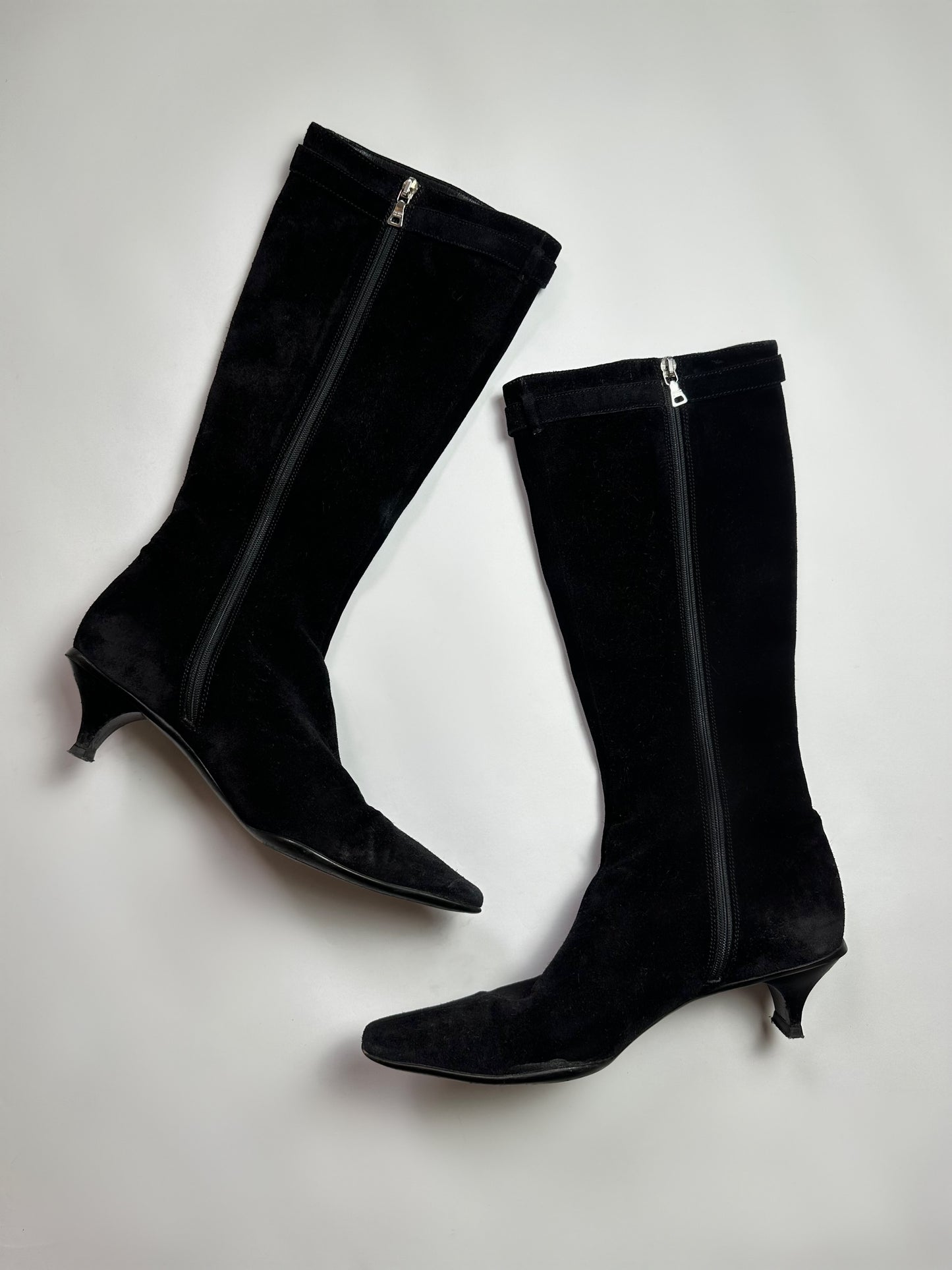 Prada Suede Leather Boots (38)