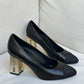 Chanel Cap Toe Leather Heels (39)
