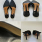 Gucci Logo Leather Mules (39,5)
