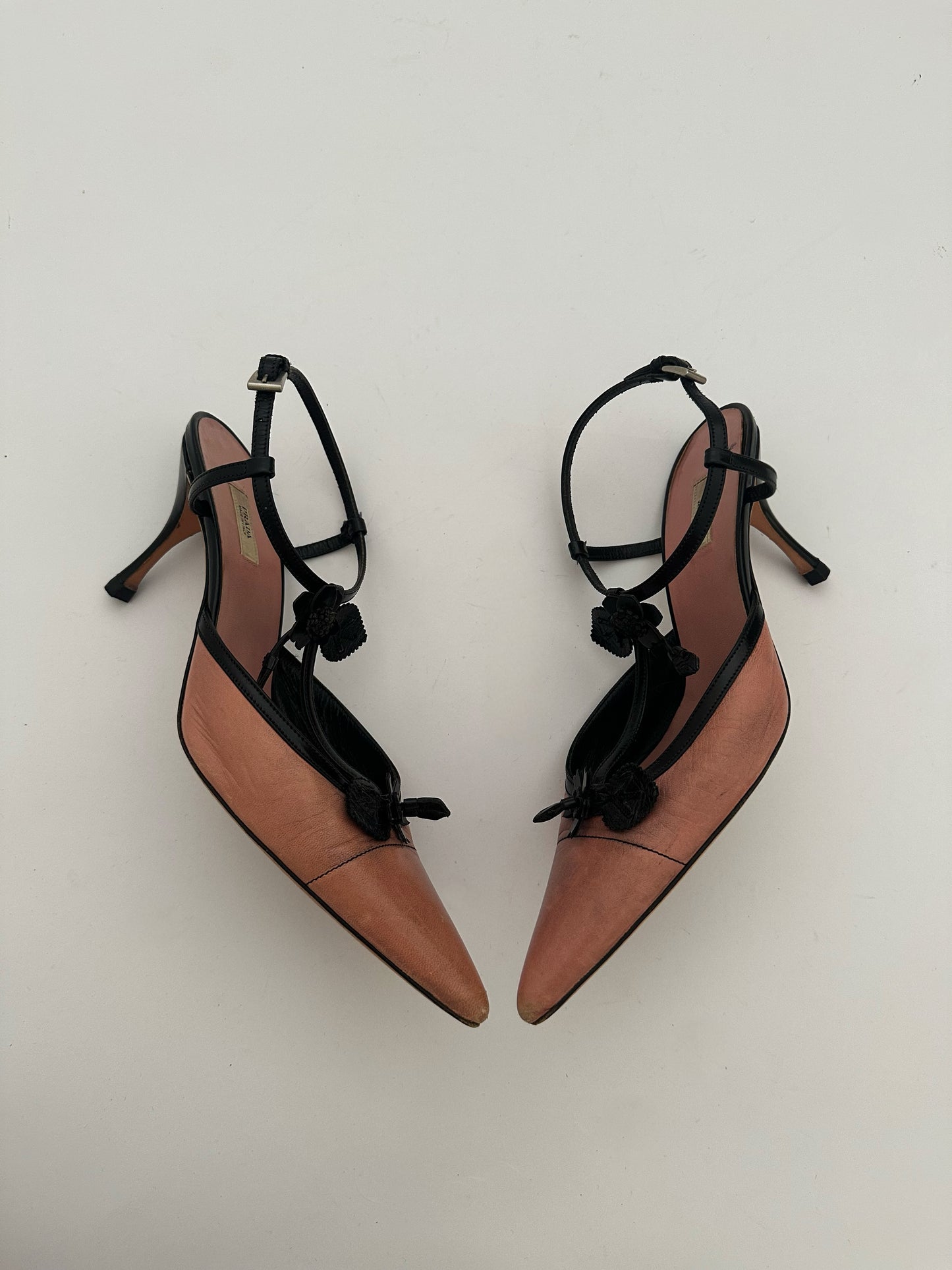 Prada Flower Slingback Pumps (37,5)