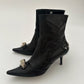 Dior Dice Gambler Leather Ankle Boots (39)