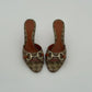 Gucci Monogram Horsebit Mules (39)