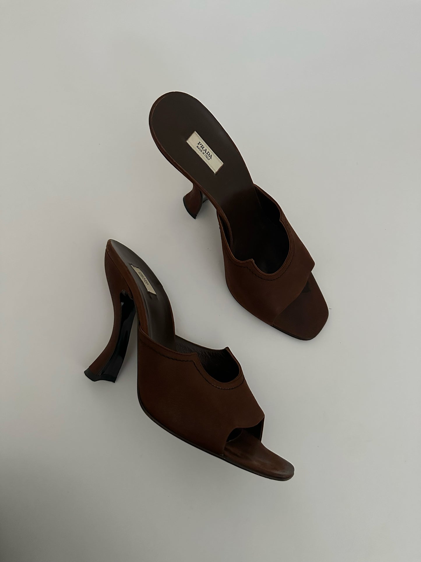 Prada Leather Mules (40)