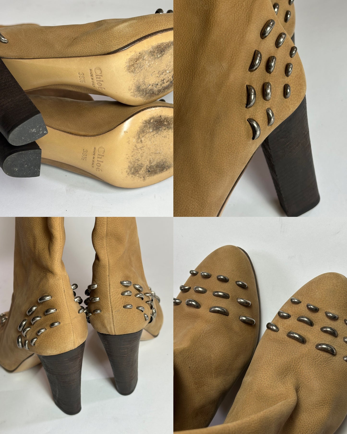 Chloe Leather Boots (38,5)