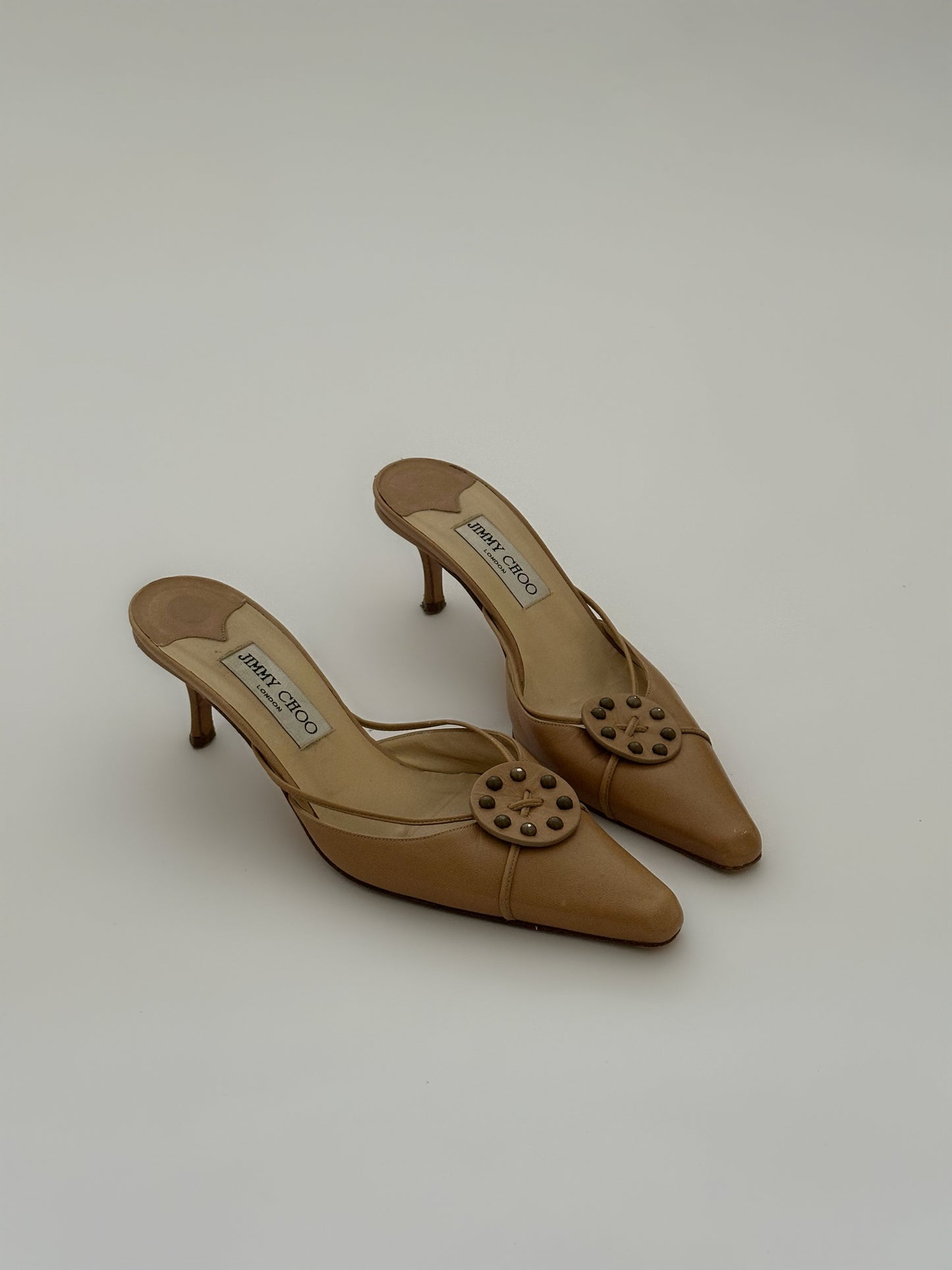 Jimmy Choo Leather Mules (38)