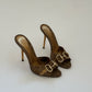 Gucci Horsebit Monogram Heels (36)
