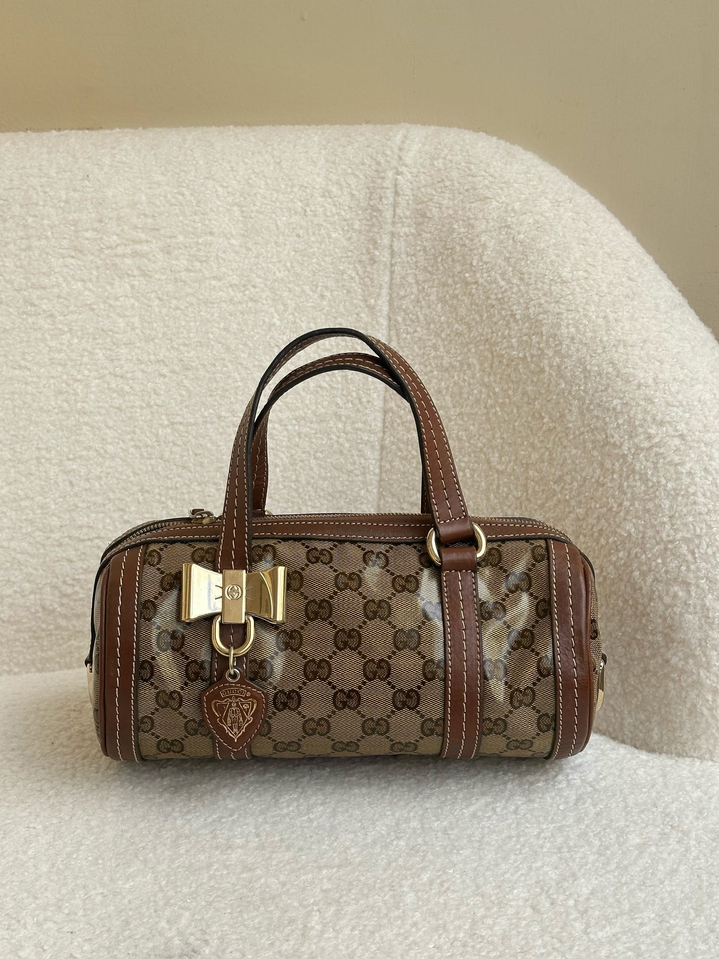 Gucci Crystal Duchessa Boston Bag