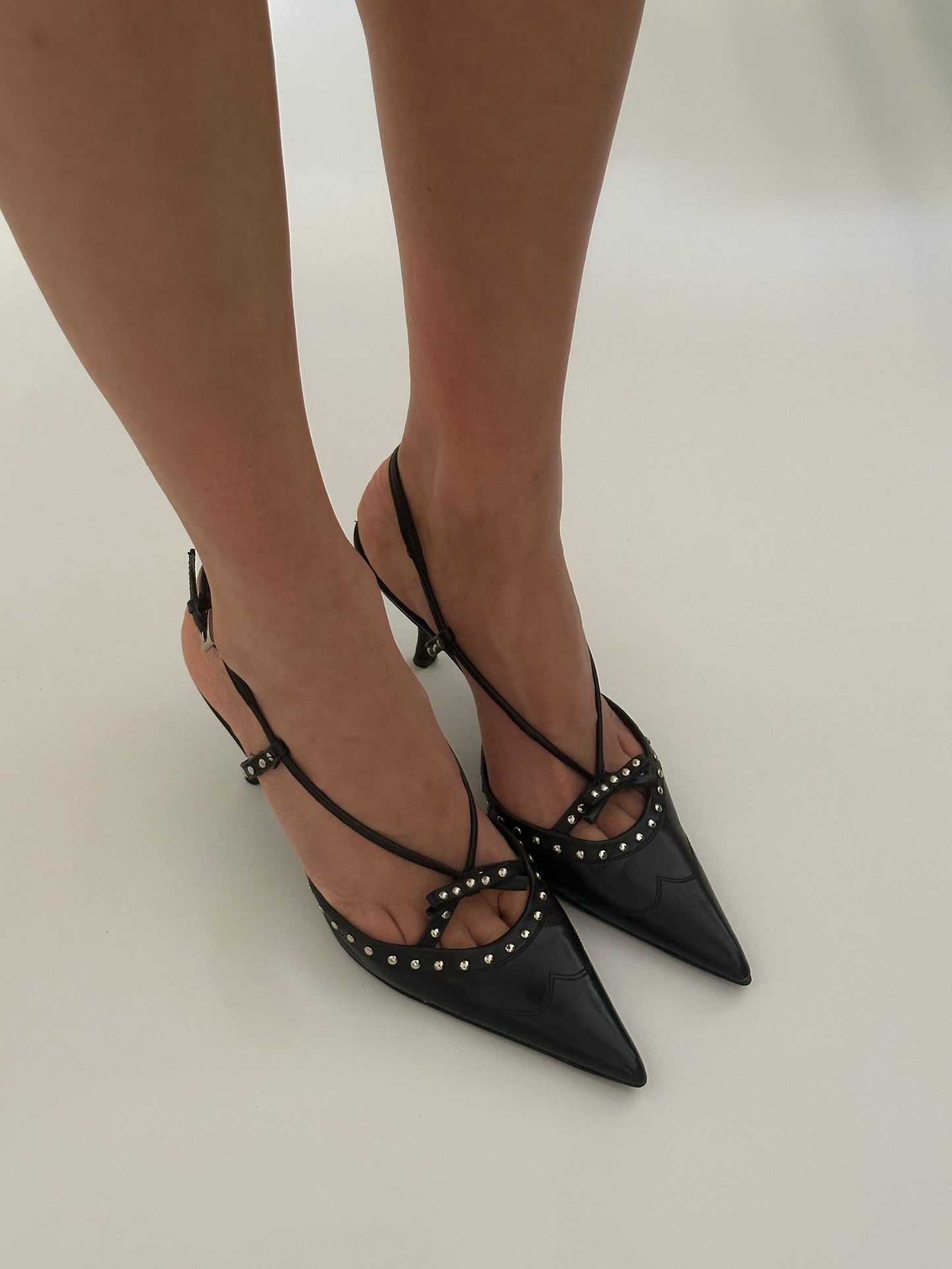 Prada Slingback Heels (36)