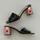 Prada Flower Mules (38,5)