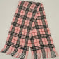 Burberry Lambswool Scarf Nova Check Pink