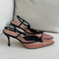 Prada Flower Slingback Pumps (37,5)