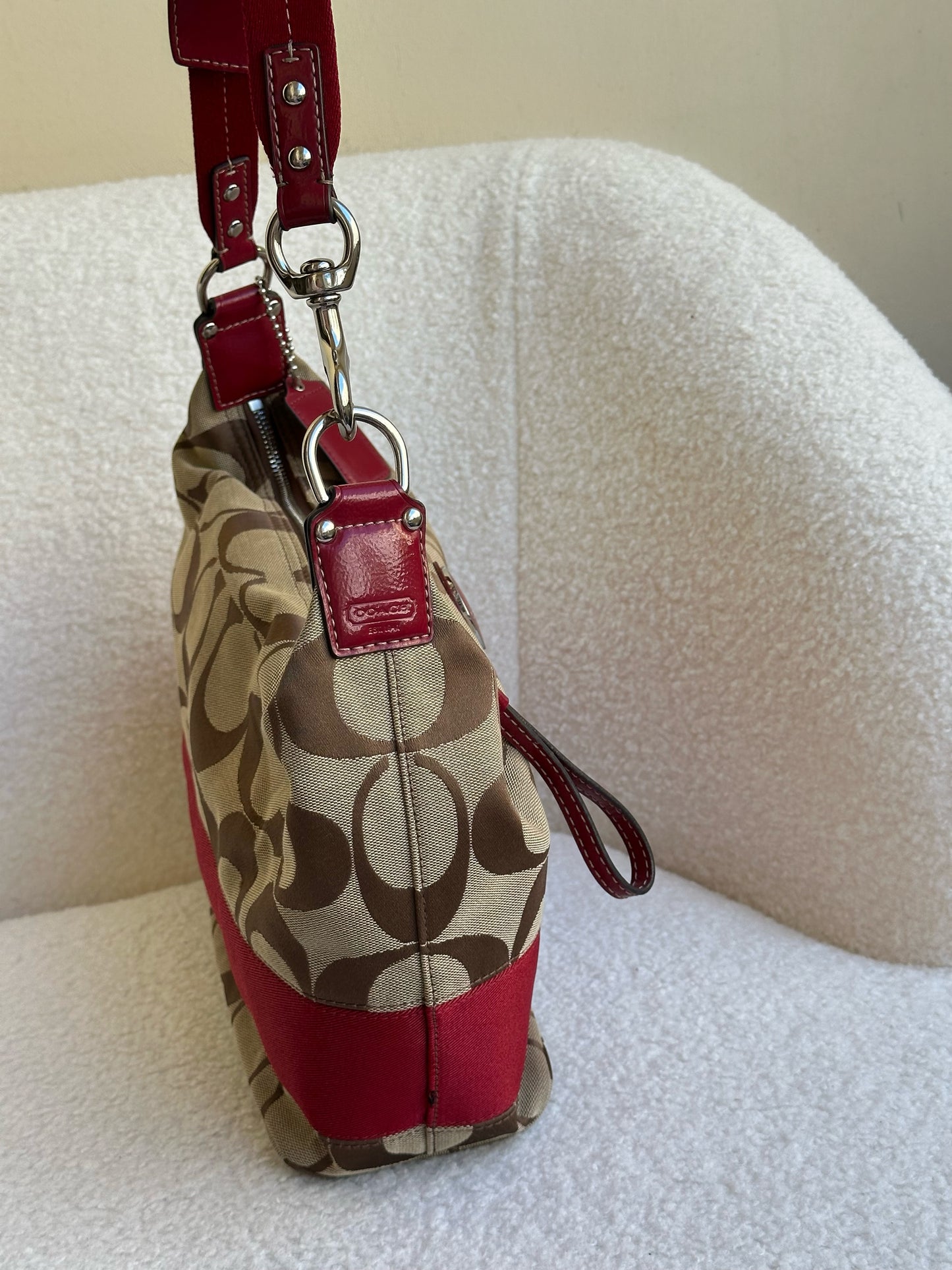 Coach Monogram Hobo Bag