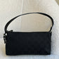 Gucci Monogram Pochette Black