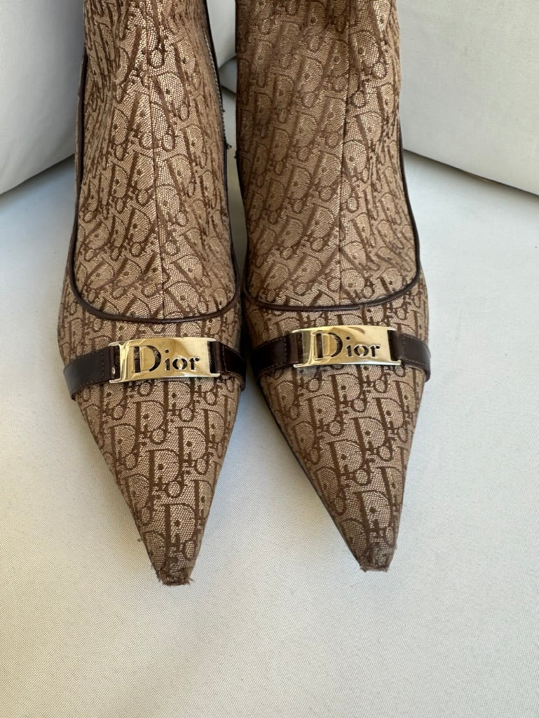 Dior Monogram Boots (39/40)