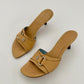 Celine Leather Mules (38)