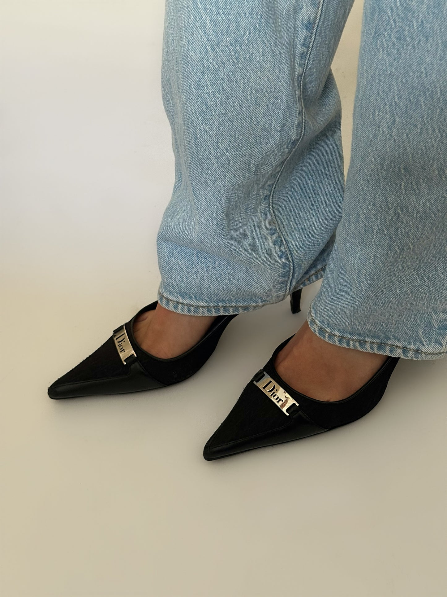 Christian Dior Monogram Pumps (40)