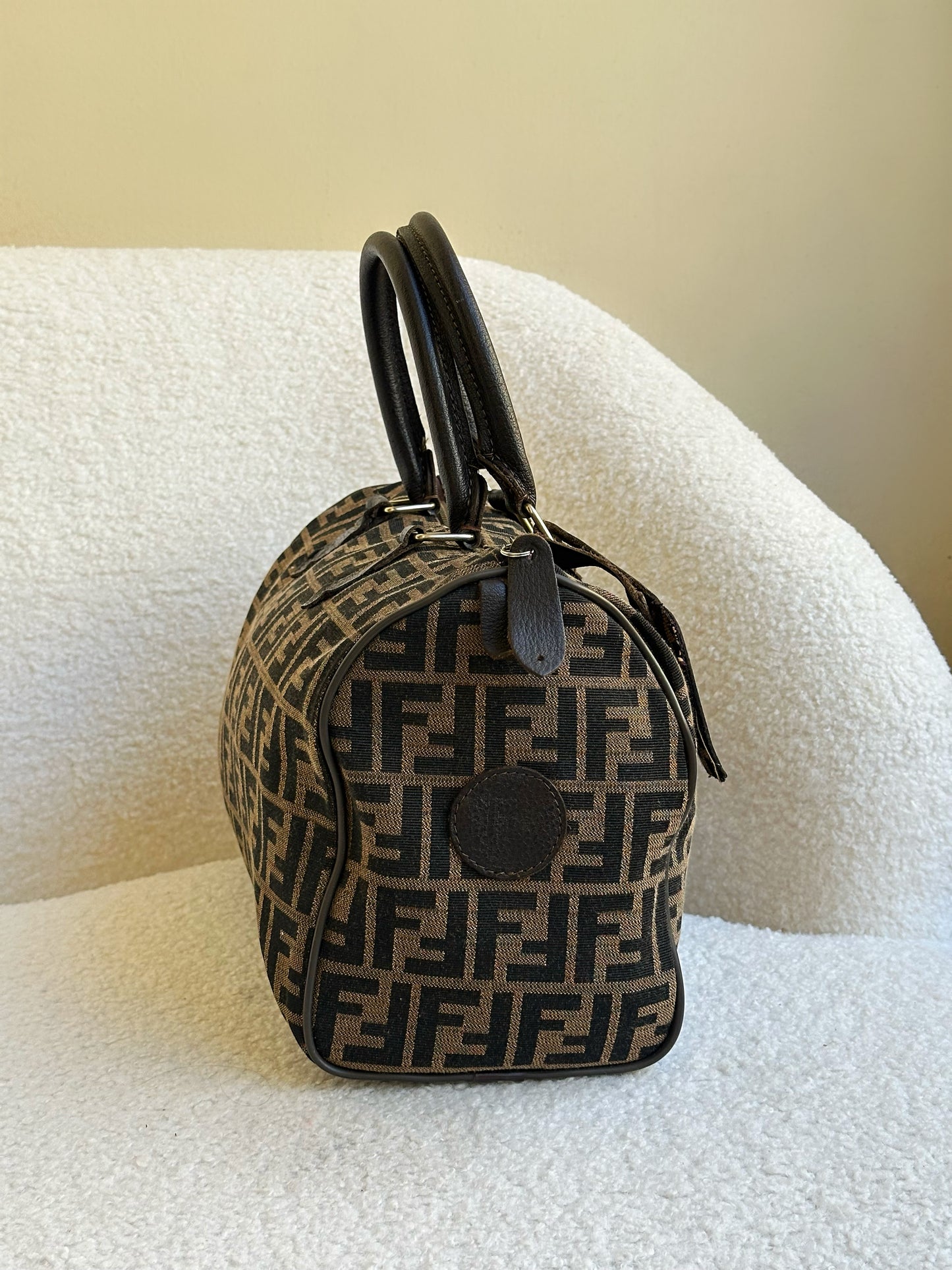 Fendi Monogram Vintage 1960s Duffle Bag