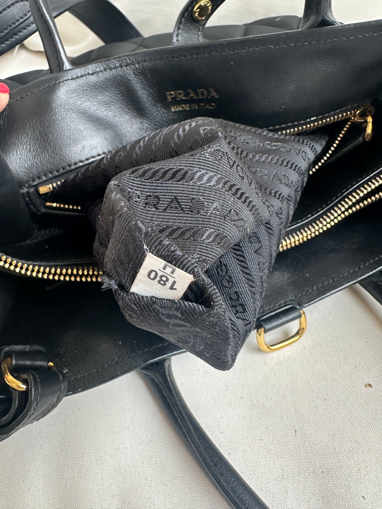 Prada Tessuto Saffiano Nylon Bag