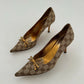 Gucci Monogram Heels (38,5)