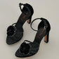 Miu Miu Velvet Flower Heels (36)