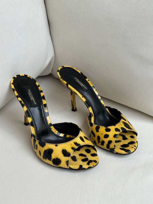 Dolce&Gabbana Animal Print Heels (37,5)