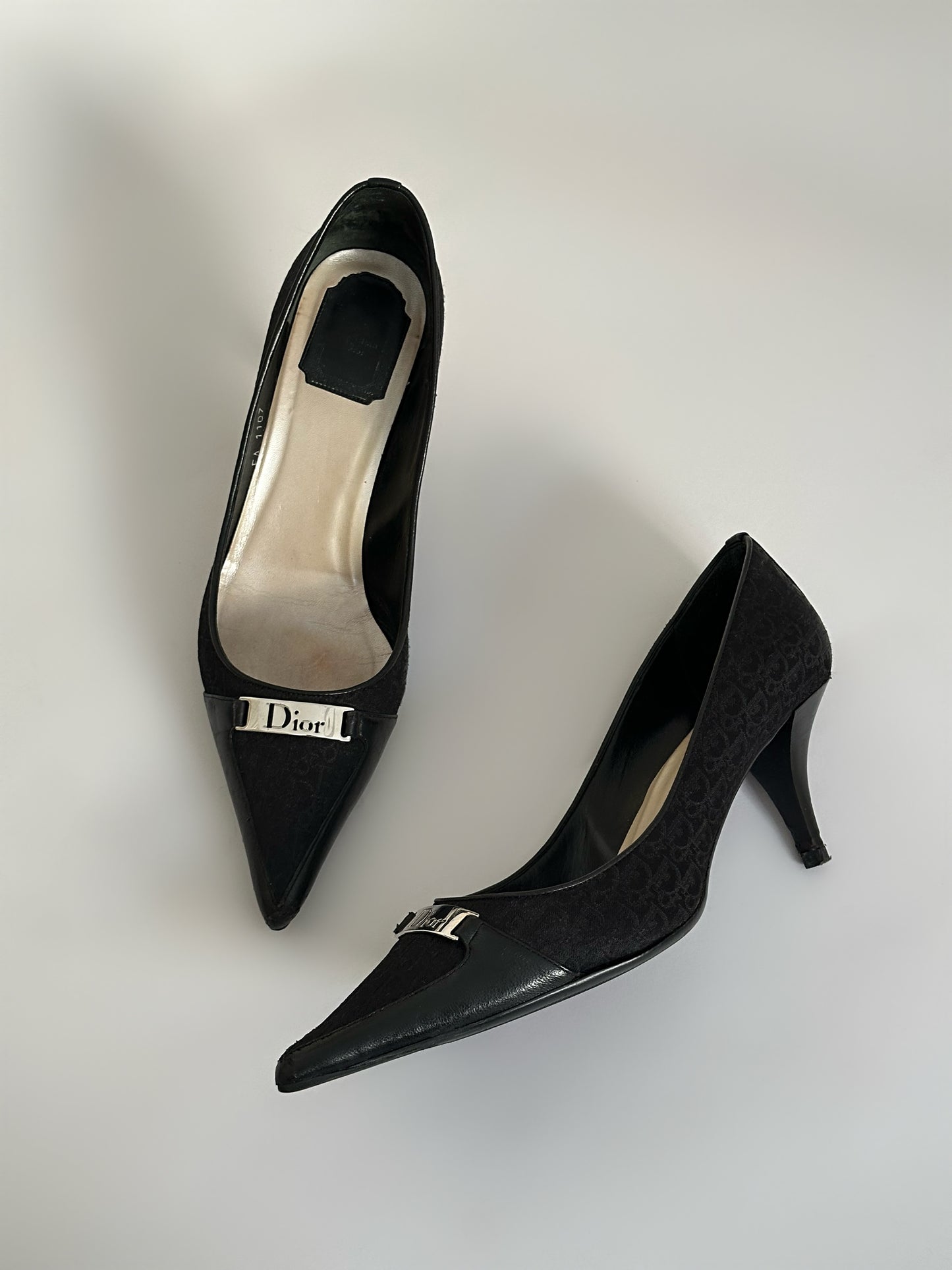 Christian Dior Monogram Pumps (40)
