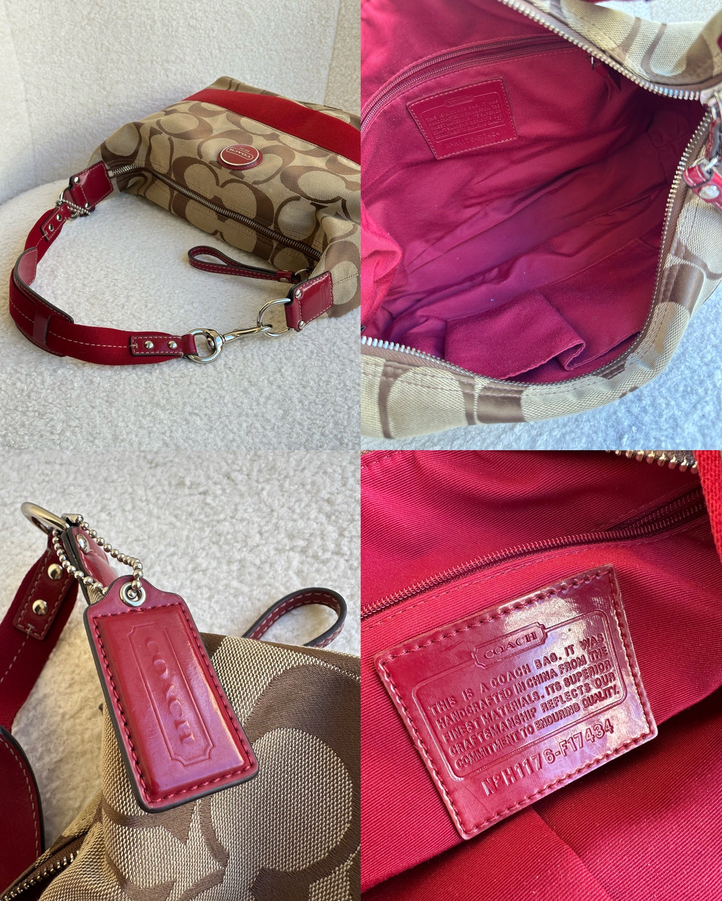 Coach Monogram Hobo Bag