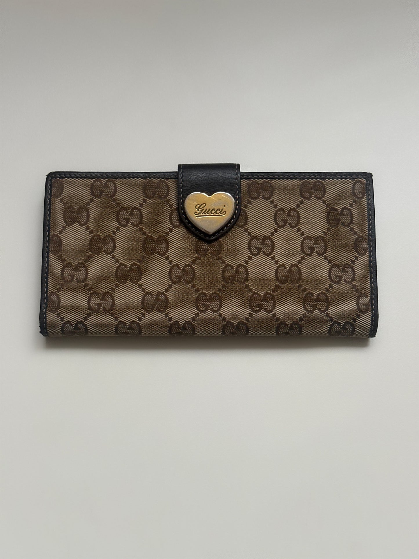 Gucci Monogram Heart Wallet