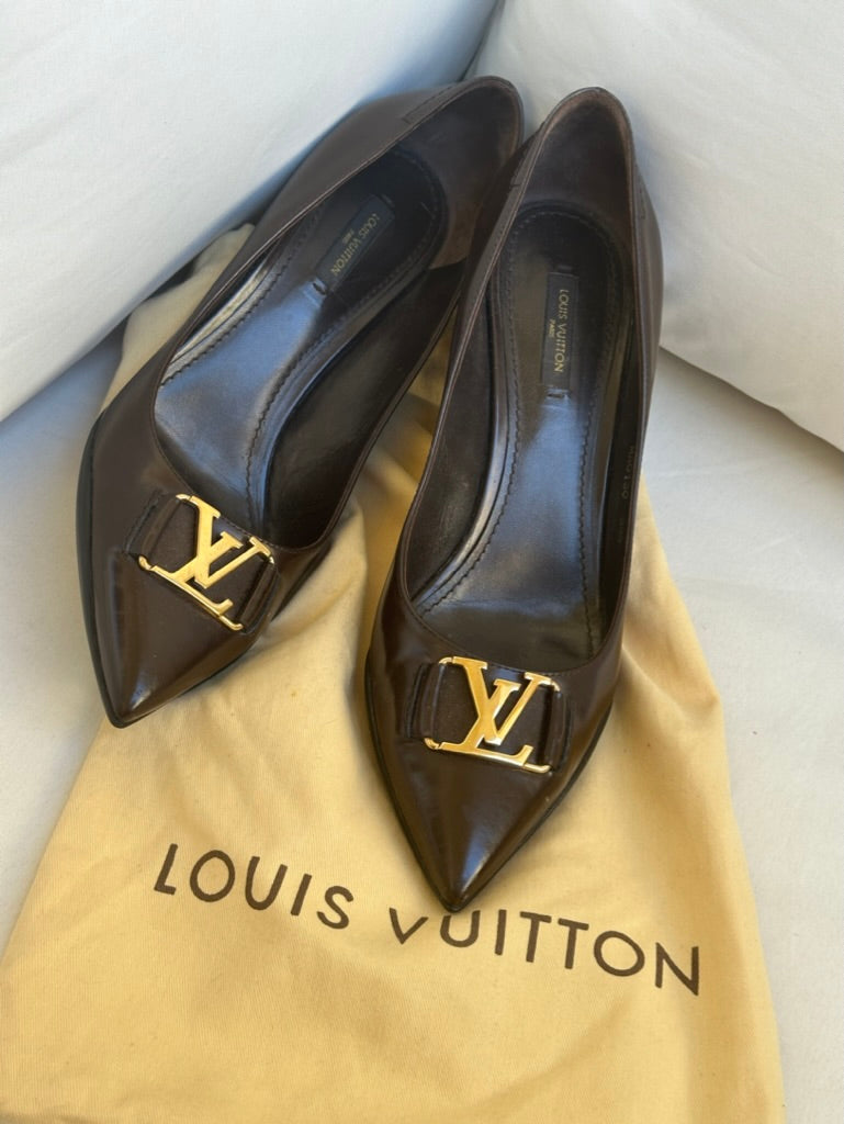 Louis Vuitton Leather Heels (39,5)