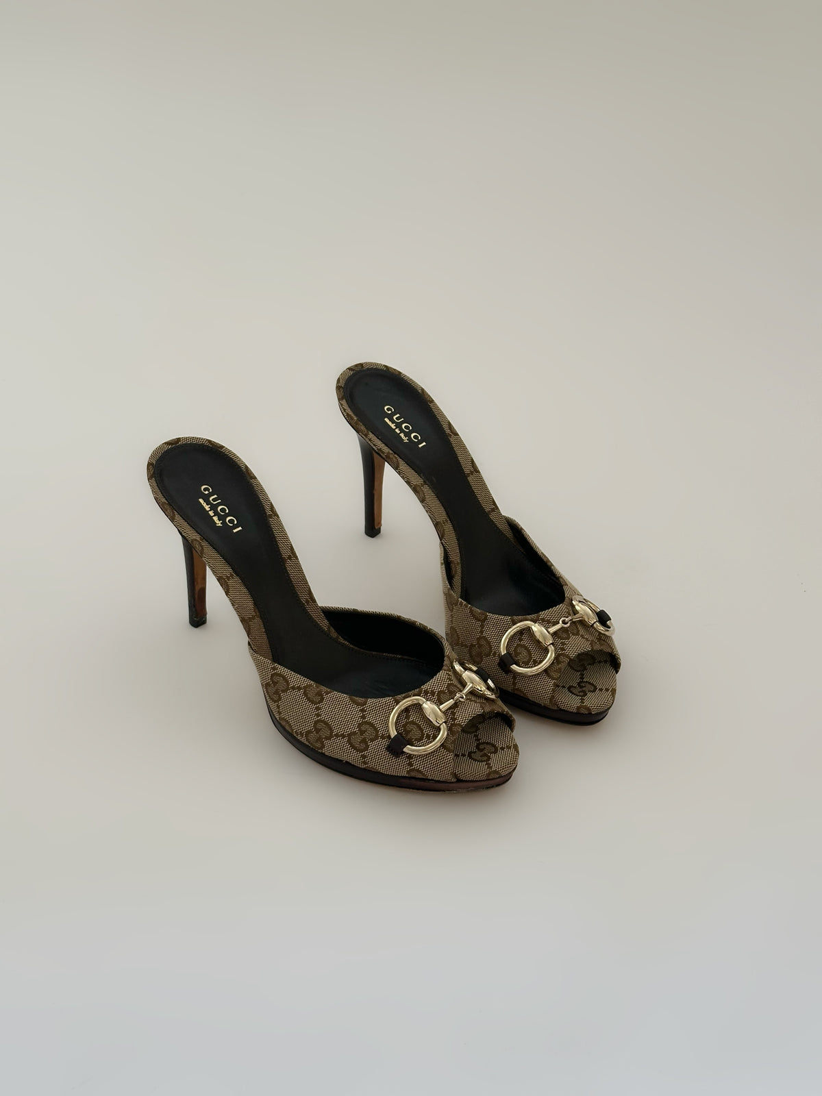 Gucci Monogram Mules (38)