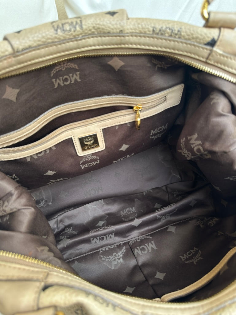 MCM Leather Shoulder Bag
