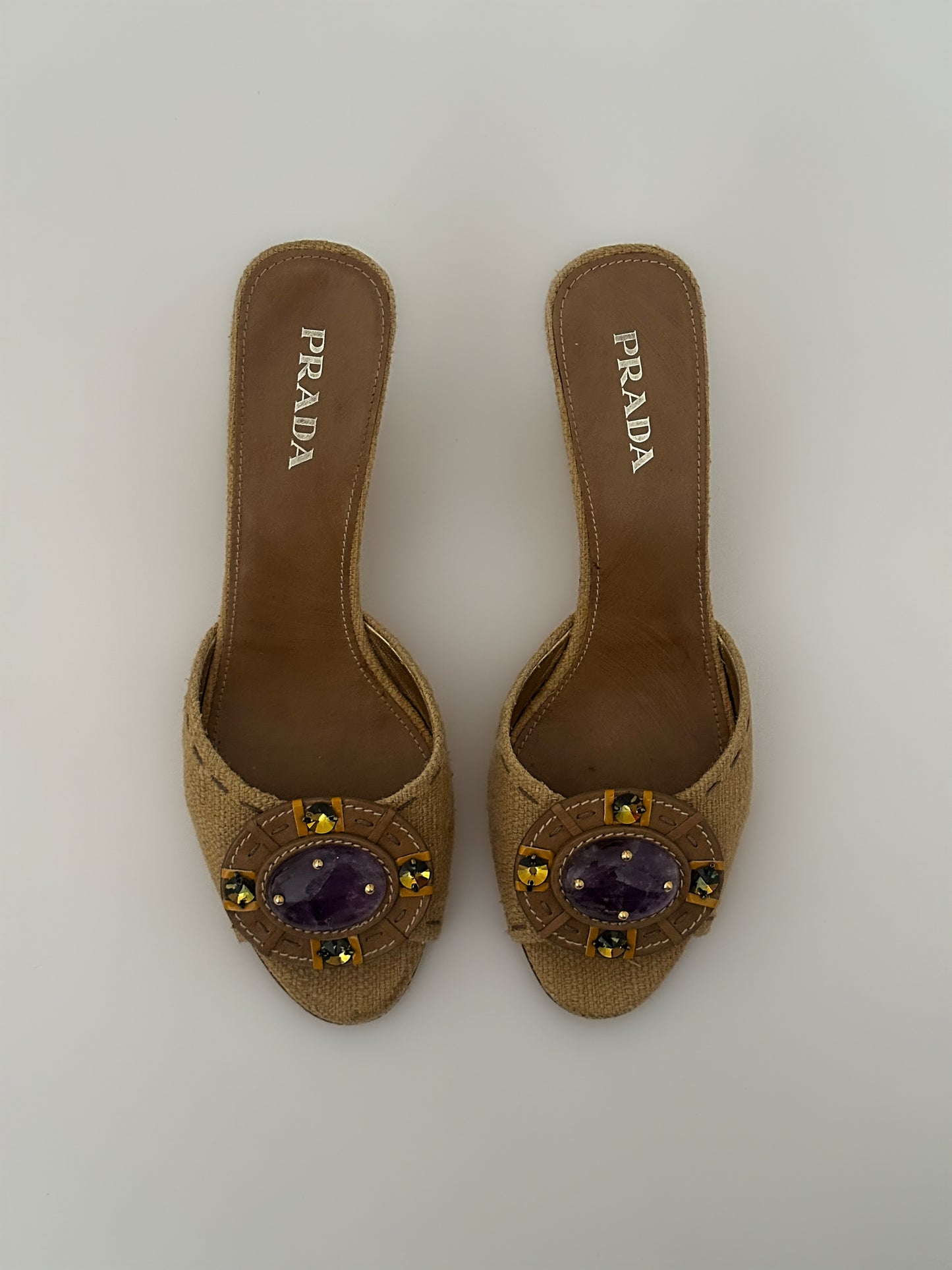 Prada Gemstone Wedges (39)