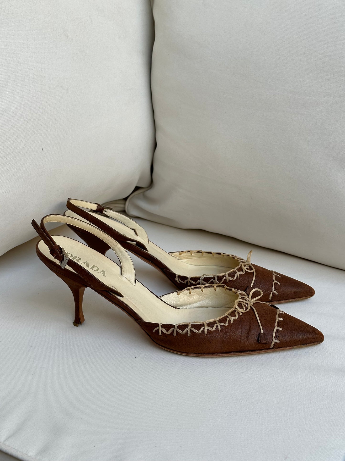 Prada Slingback Pumps (38)