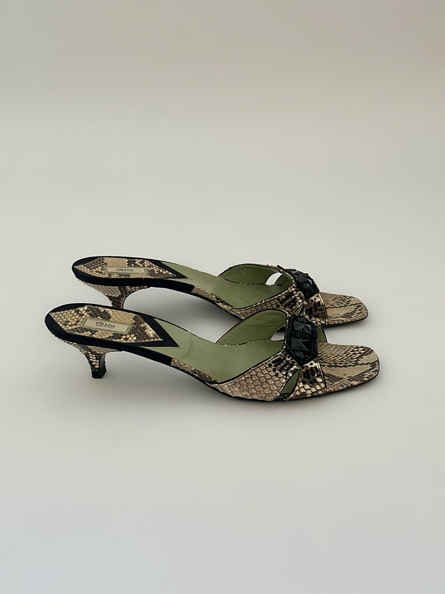 Prada Snake Mules (42)